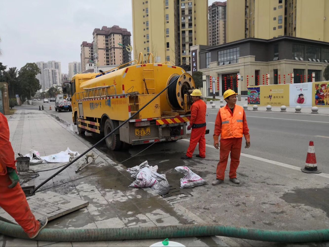 伊吾排污管道清淤-管道清洗